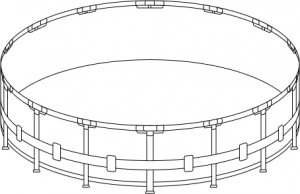 Каркас бассейна Intex Ultra Frame 488x122см